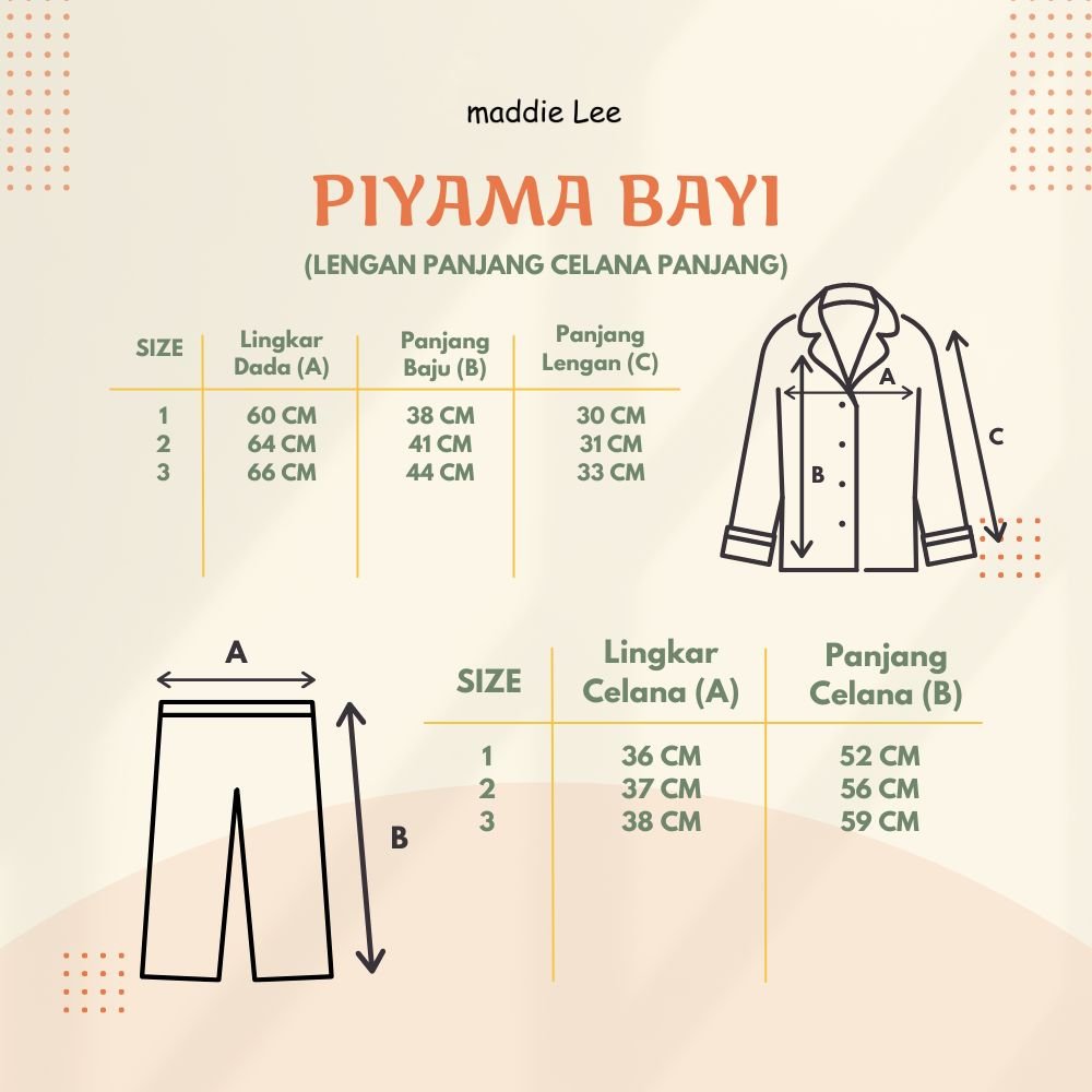 Size Chart Baby - PJJ
