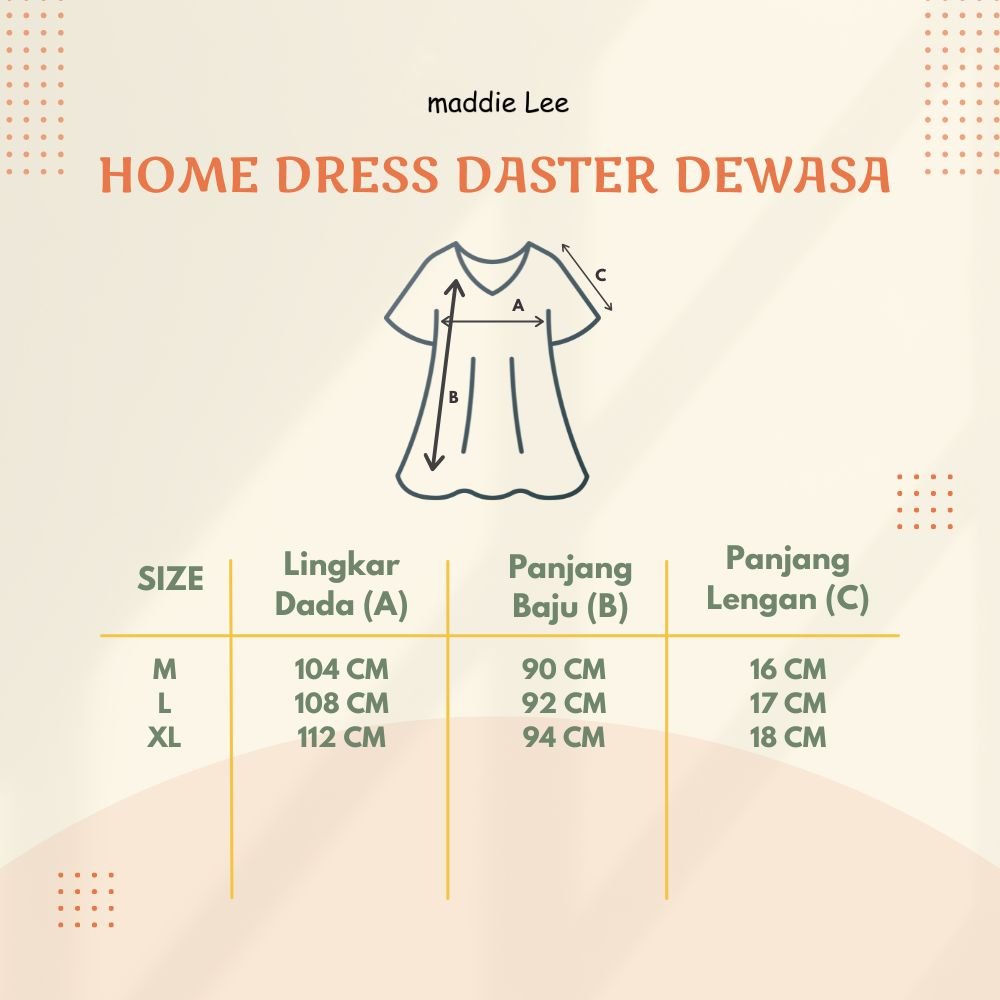 Size Chart DSK Sevin Polos